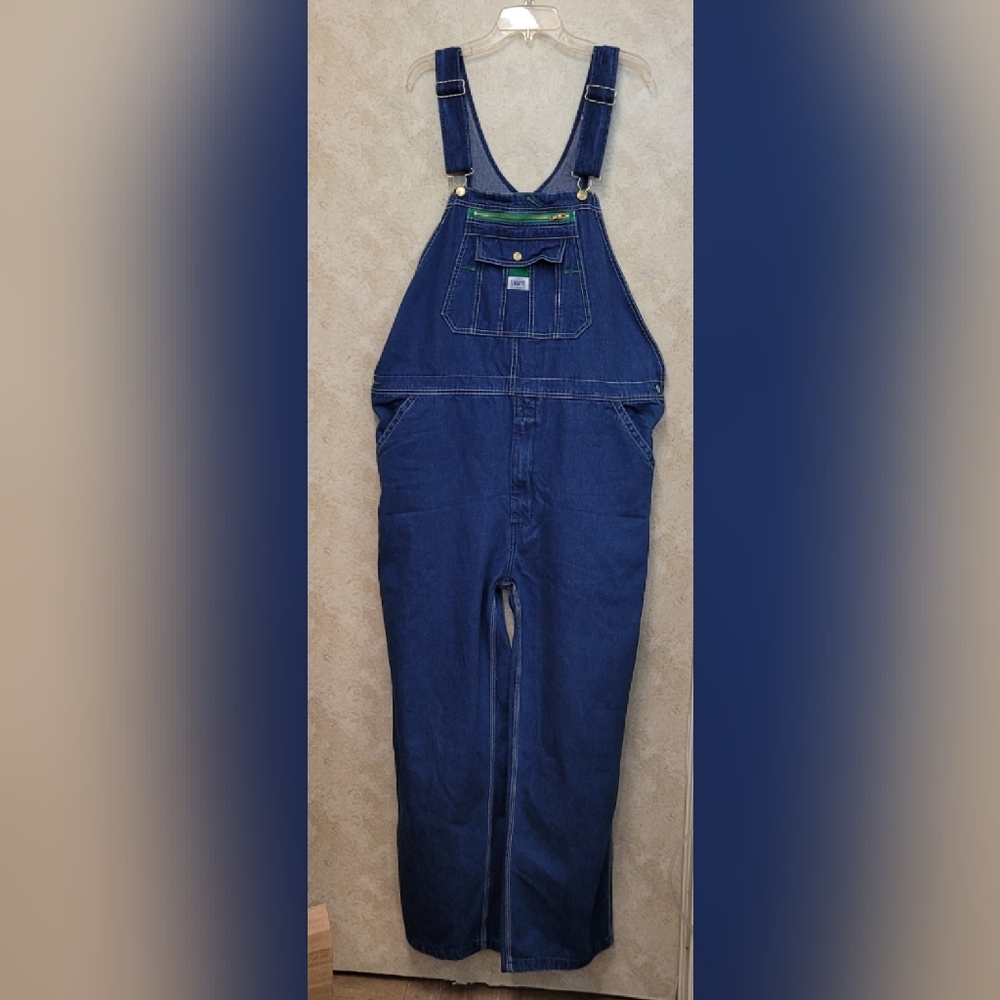 VINTAGE STYLE LIBERTY OVERALLS 42X30 BIB DENIM